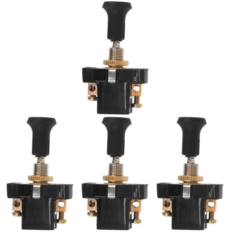 OUNONA 4stücke Scheinwerferschalter Universeller Pull-type Lichtschalter Ersatz Für Nutzfahrzeuge Push-pull Scheinwerferschalter Für Einfache Installation von OUNONA
