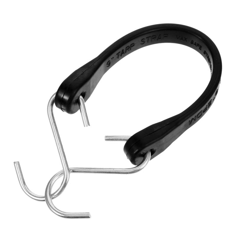OUNONA Elastische Spanngurte mit Haken Gummibungee Kordel für Sicheres Verzurren Planen für Camping Reisen und Transport von Lasten von OUNONA