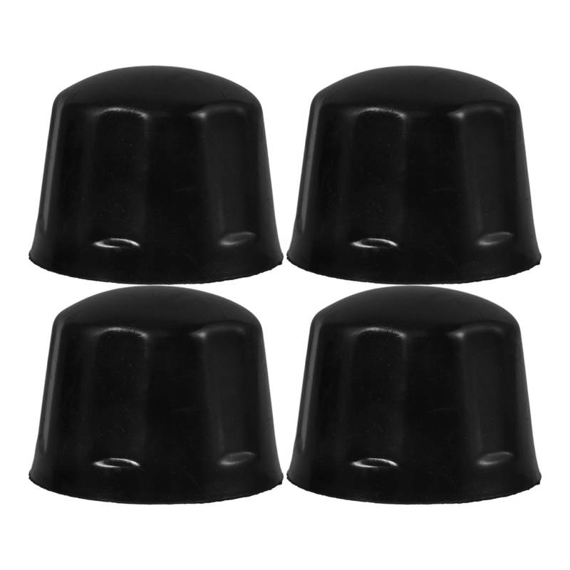 OUNONA 4St Schmiernippel Kappe Quad Teile Bremsentlüfter Schraubkappe Zubehör Kappe Radnabenfelgen-Gummikappen Gummi Staubschutzkappe Bremsentlüftung Nippelkappe Zerk Zubehör Kappe Auto für Quad-ATV von OUNONA