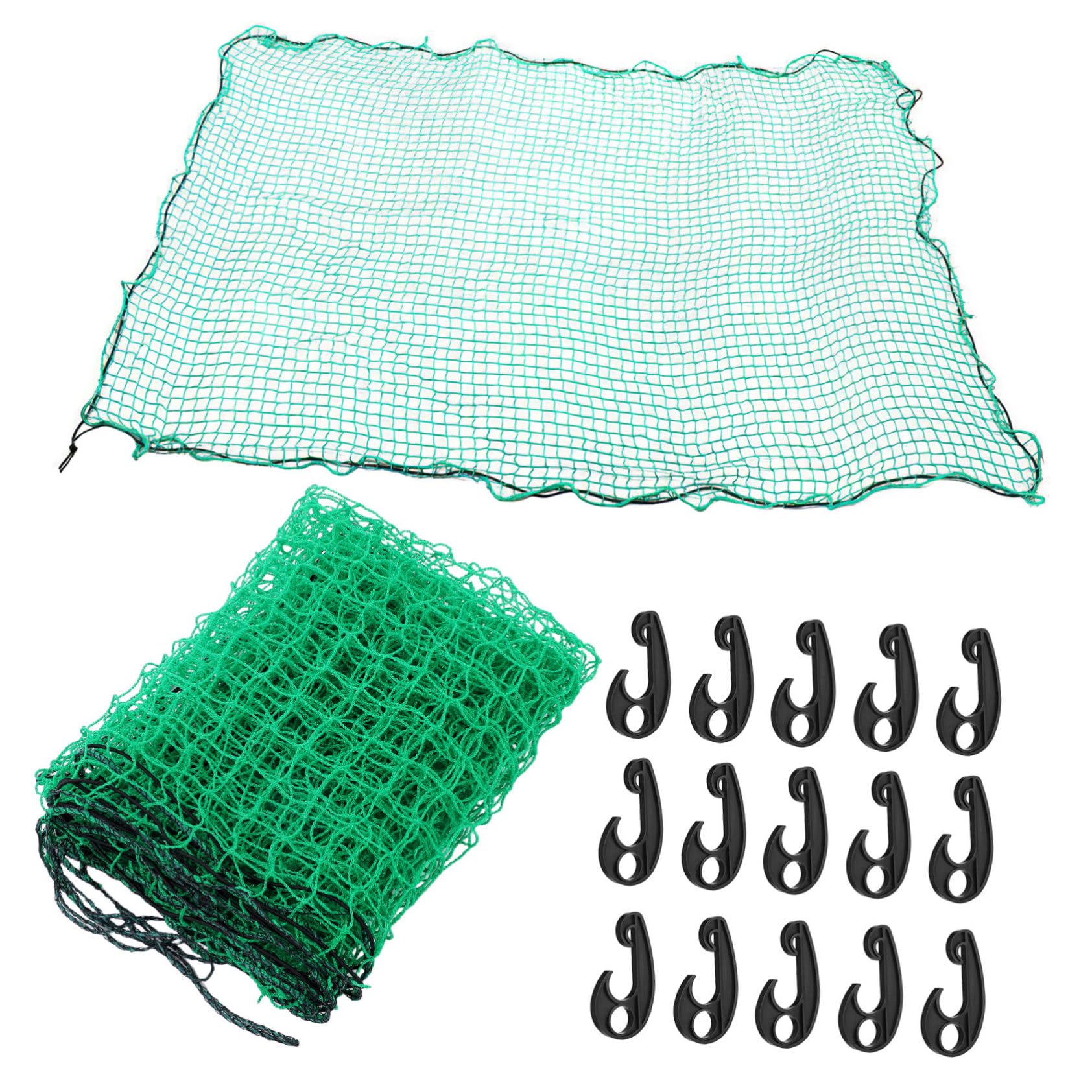 OUNONA LKW Bett Netz Elastisches Nylon Cargo Netz zur Ladungssicherung für Pickups und Anhänger mit Haken für Camping und Mehr OUNONA LKW Bett Netz Elastisches Nylon Cargo Netz zur Ladungssicherung für Pickups und Anhänger mit Haken für Camping und Mehr von OUNONA