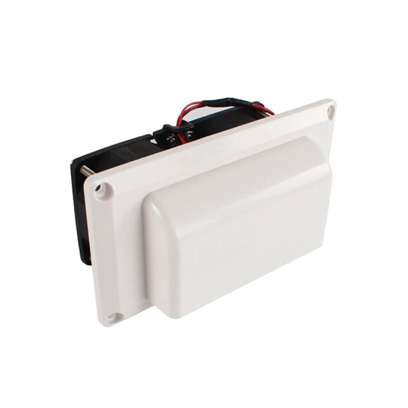 12 V Wohnwagen Wohnmobil Anhänger Seitenlüfter RV Lüftungsabluftventilatoren DC 25 W for Camper Trailer Boat Marine Yacht Accessor,HäLt Das Wohnmobil KüHl(White) von OUTFYT