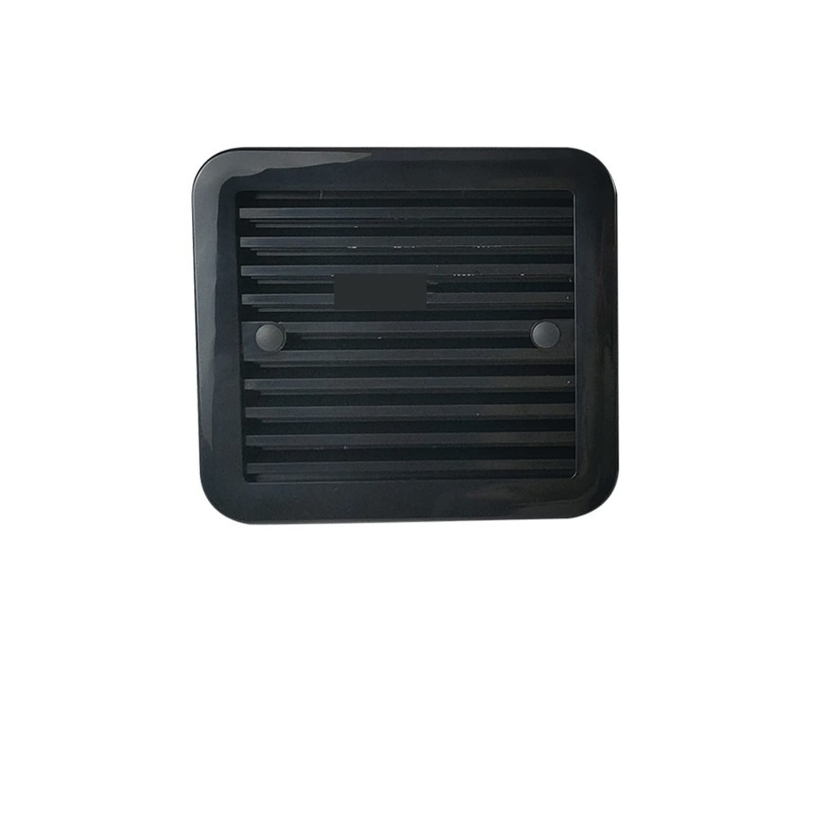 RV-Seitenabluftventilator, Kühlschrank, Wechselrichter, Wärmeableitung, Lüftung, Lüftungsgitter, RV-Modifikationszubehör,HäLt Das Wohnmobil KüHl(Noir,12V/205 * 185) von OUTFYT