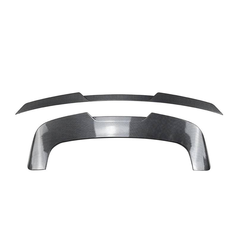 Auto Heckspoiler 2 Stück Für X5 E70 2008 2009 2010 2011 2012 2013 Hinten Stamm Spoiler Lip Flügel Trim Heckspoiler Flügel(Carbon Fiber Surface) von OUVECR