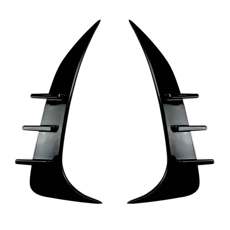 Auto Heckspoiler Für 2 Serie F44 Für Gran Coupe Sport 2020 Zu Up Hinten Stoßstange Splitter Lip Spoiler Air Vent Abdeckung Canard Heckspoiler Flügel(Glossy Black) von OUVECR