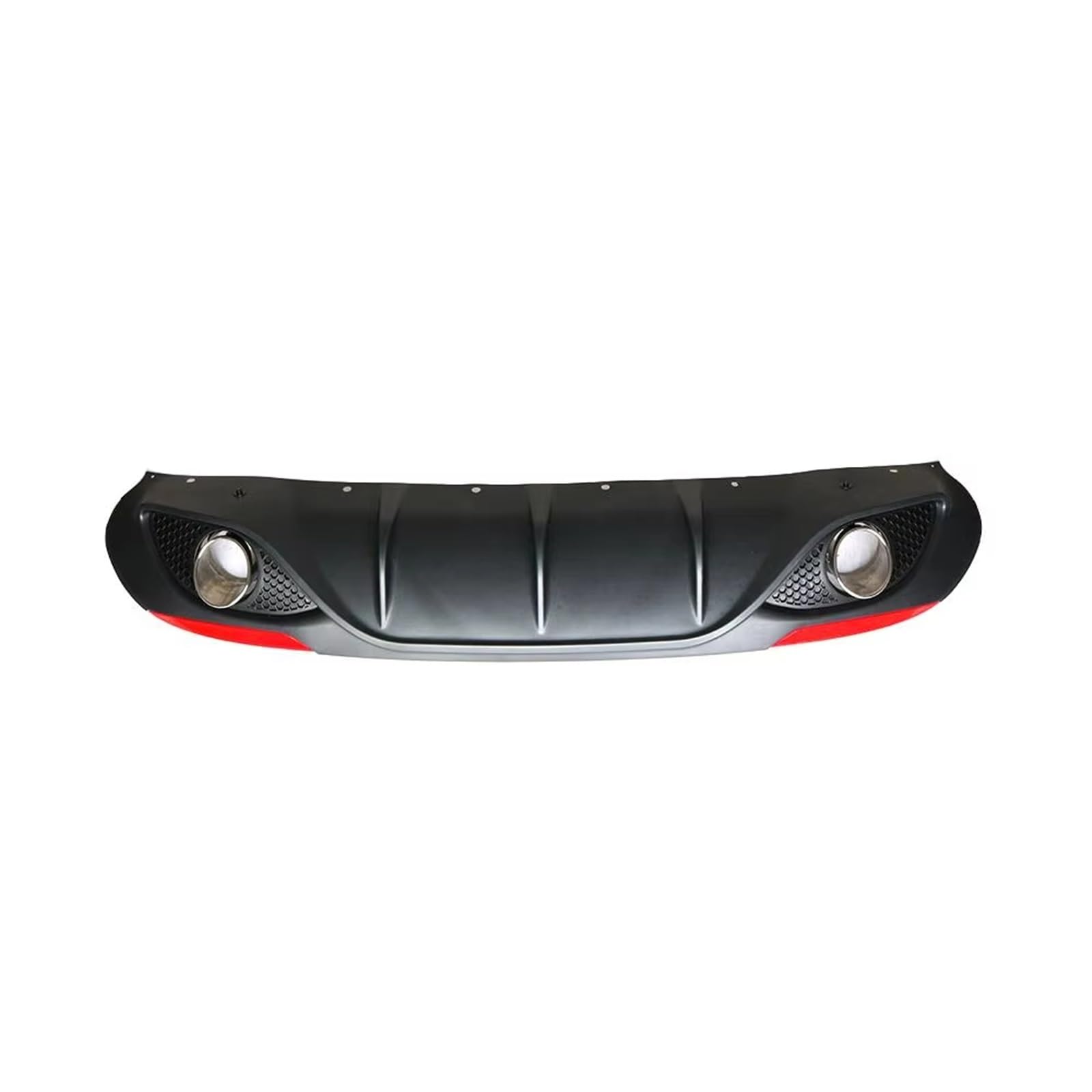Auto Heckspoiler Für Alfa Für Romeo Für Giulia Base 2017-2022 Auto Heckstoßstange Lip Diffusor Spoiler Mit Auspuffspitzen Heckspoiler Flügel(with reflectors) von OUVECR