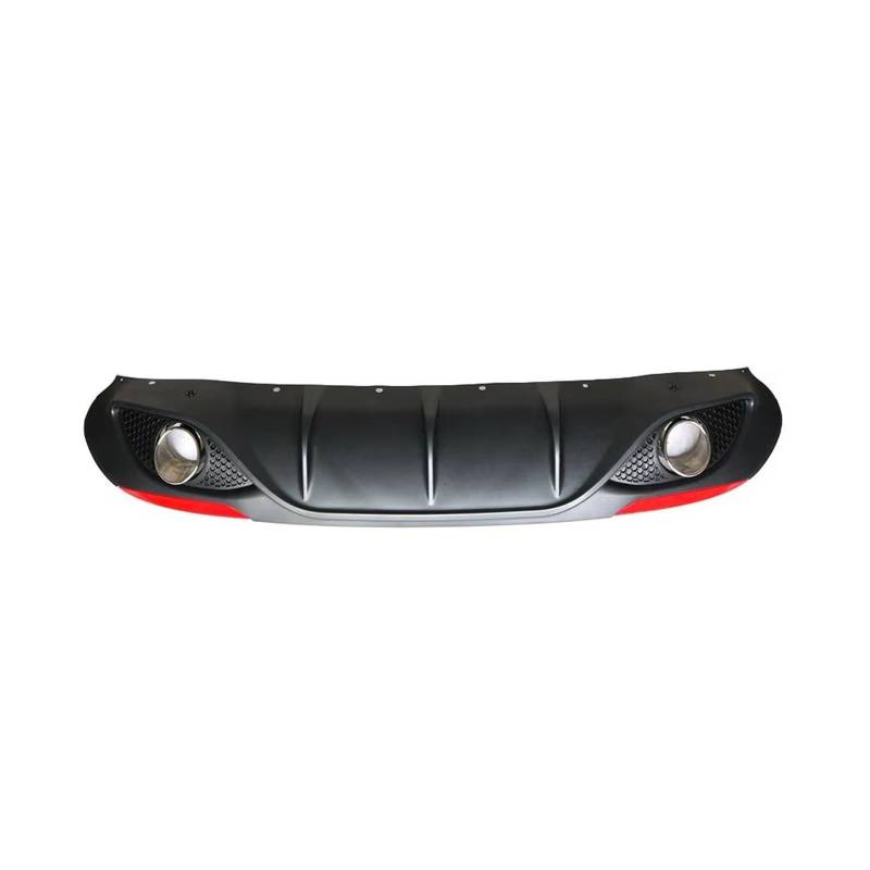 Auto Heckspoiler Für Alfa Für Romeo Für Giulia Base 2017-2022 Auto Heckstoßstange Lip Diffusor Spoiler Mit Auspuffspitzen Heckspoiler Flügel(with reflectors) von OUVECR