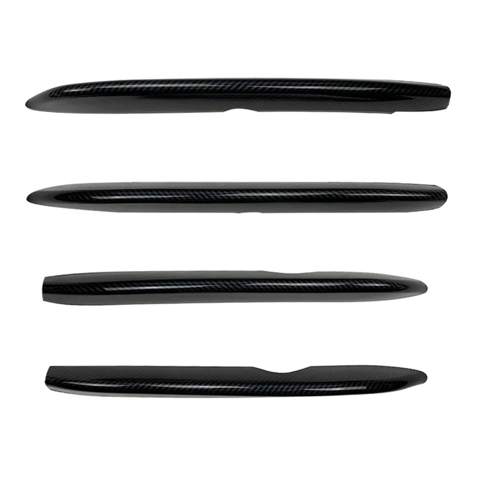 Auto Heckspoiler Für Benz Für CLA W118 C118 CLA35 2020 Bis Up Front Stoßstange Air Vent Splitter Canard Spoiler Grille Glänzend Schwarz Carbon Look Heckspoiler Flügel(Carbon Look) von OUVECR