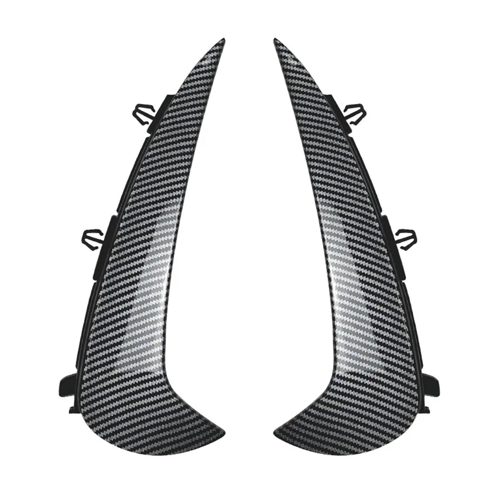Auto Heckspoiler Für Benz Für GLC Klasse X254 AMG 2023 2024 Linie Heckstoßstange Diffusor Lip Spoiler Wind Messer Trim Abdeckung Durch ABS Body Kit Heckspoiler Flügel(Carbon Look) von OUVECR