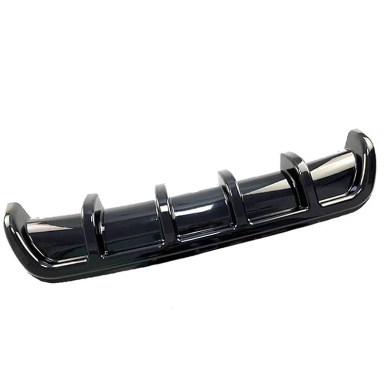 Auto Heckspoiler Für E90 Glänzend Schwarz Auto Hintere Stoßstange Lip Diffusor 6 Shark Fin Spoiler Heckspoiler Flügel(Schwarz) von OUVECR