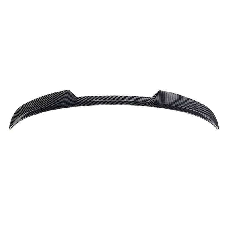 Auto Heckspoiler Für Ford Für Fiesta Für ST-Line MK6 MK6.5 2008-2017 ABS Auto Heckspoilerlippe Glänzend Schwarz Carbon Fiber Body Kit Heckspoiler Flügel(Carbon Fiber Look) von OUVECR