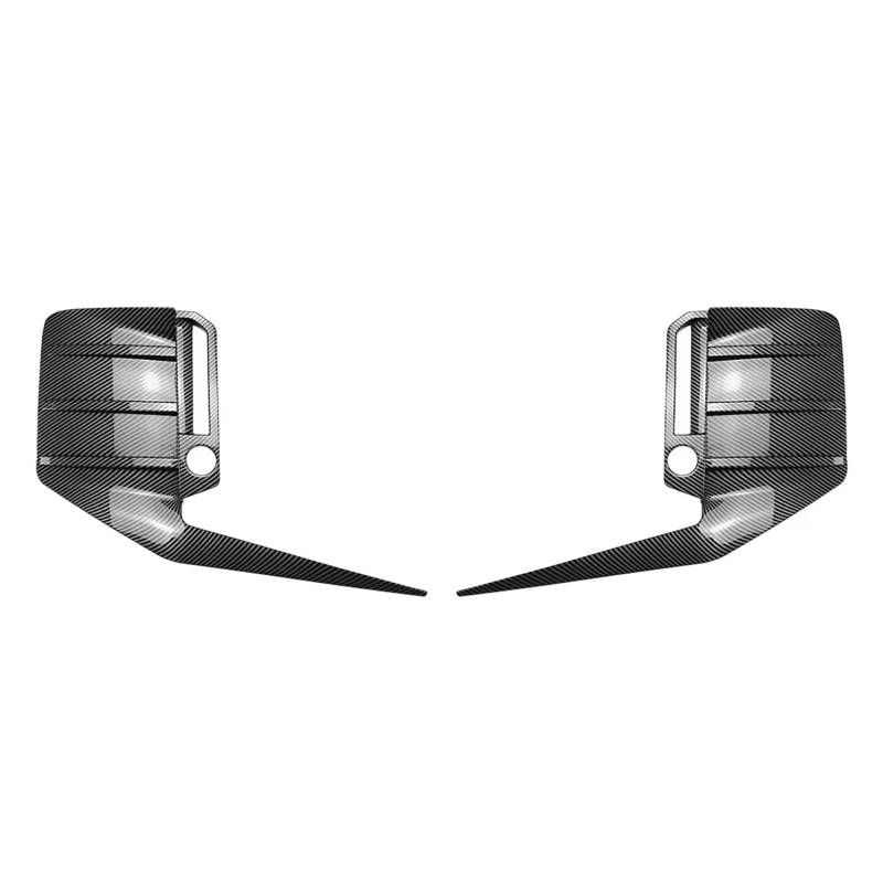 Auto Heckspoiler Für M2 G87 2023 Bis MP Style Heckstoßstangenlippe Splitter Seitenschweller Spoiler Diffusor Verkleidung Von ABS Body Kit Heckspoiler Flügel(Carbon Fiber Look) von OUVECR