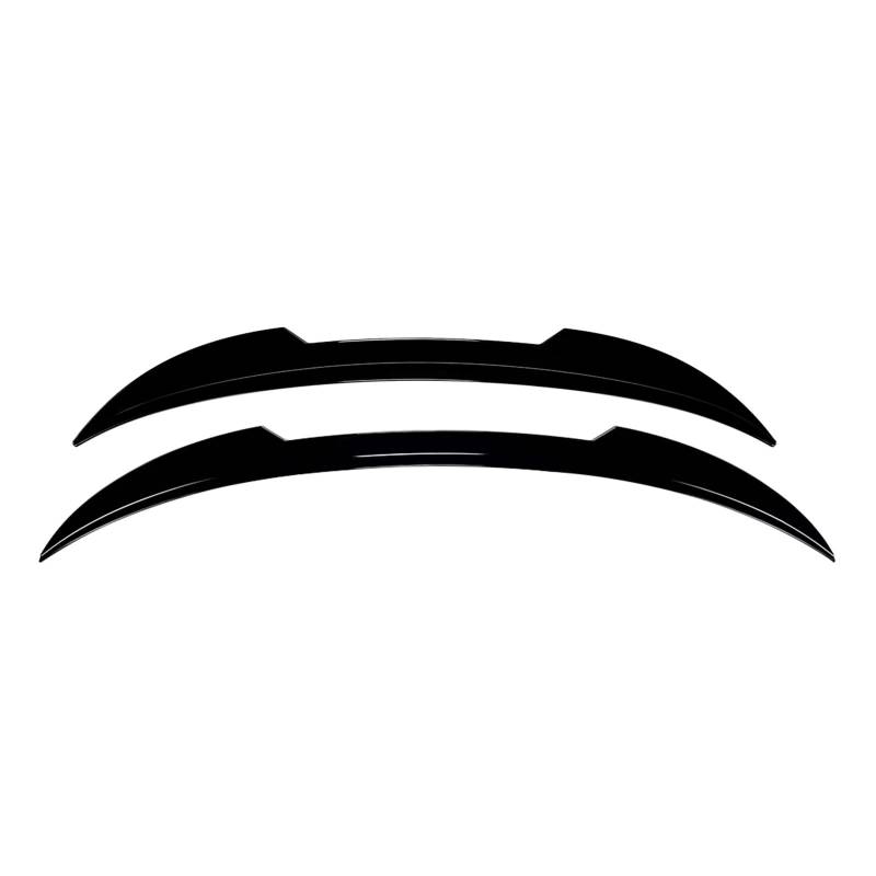 Auto Heckspoiler Für Q3 F3 Sportback 2019-2024 Hinten Dach Und Mitte Spoiler Flügel Stamm Oberen Center Splitter Lip Heckspoiler Flügel(Glossy Black) von OUVECR