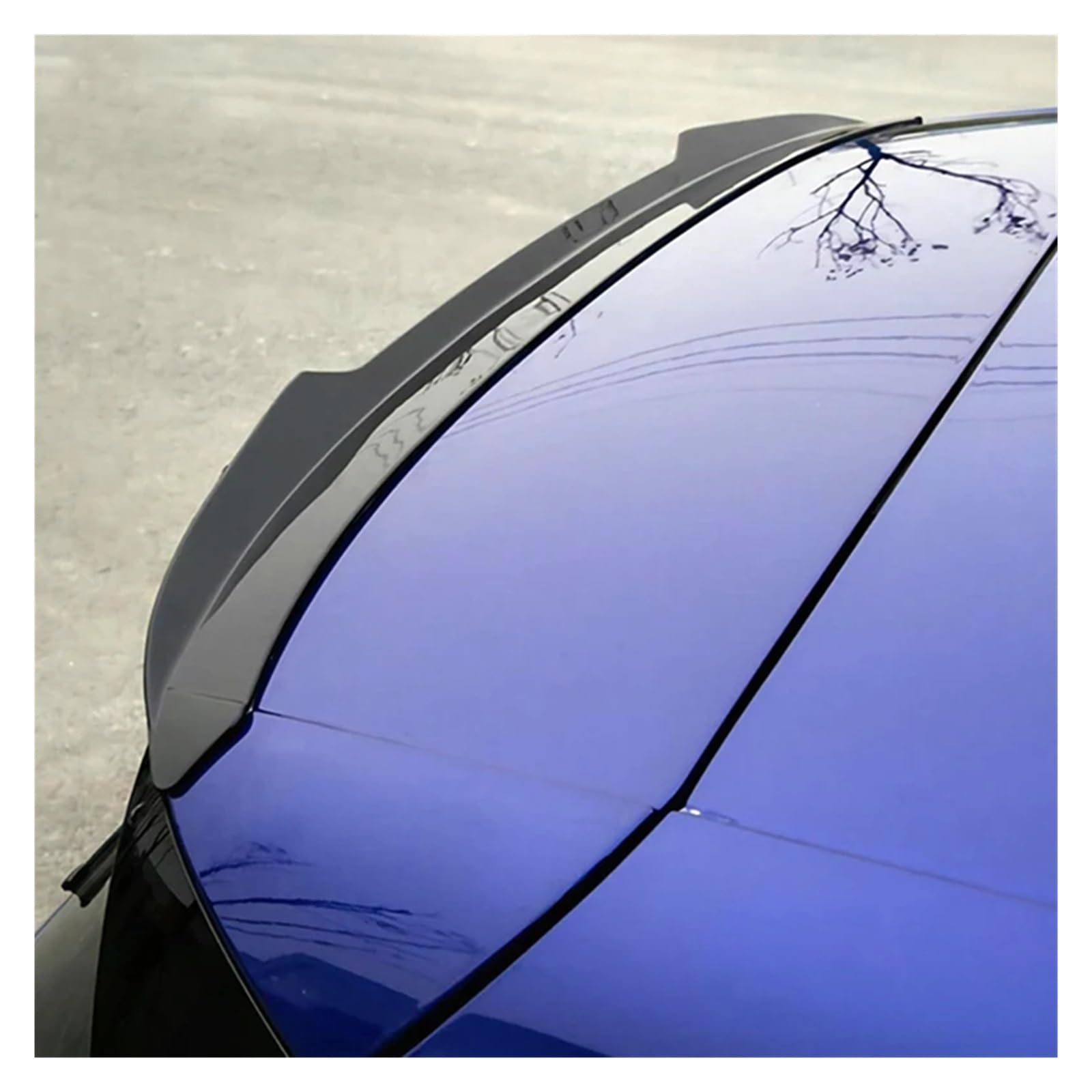 Auto Heckspoiler Für VW Für Golf 8 MK8 Für VIII CD1 1.0 1.5 Für TSI Für ETSI 1.4 Für GTE Spoilerflügel Glänzend Schwarz Oder Carbonfaser-Look Body Kit Heckspoiler Flügel(Carbon Fiber Look) von OUVECR