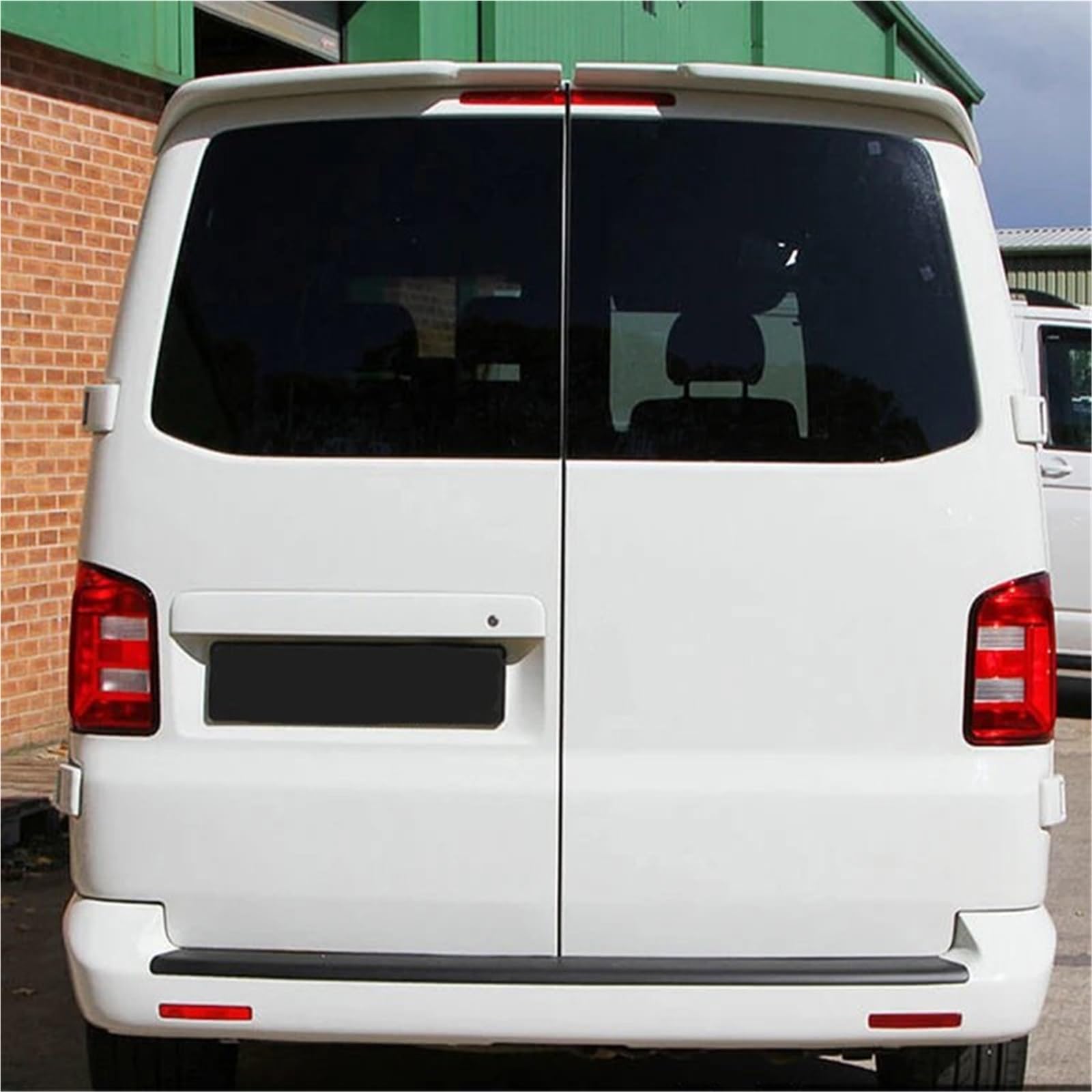 Auto Heckspoiler Für VW T5 T5.1 T6 T6.1 Spoiler Doppeltür Scheune Twin Heckdach Flügelspoiler Heckspoiler Flügel(Weiß) von OUVECR