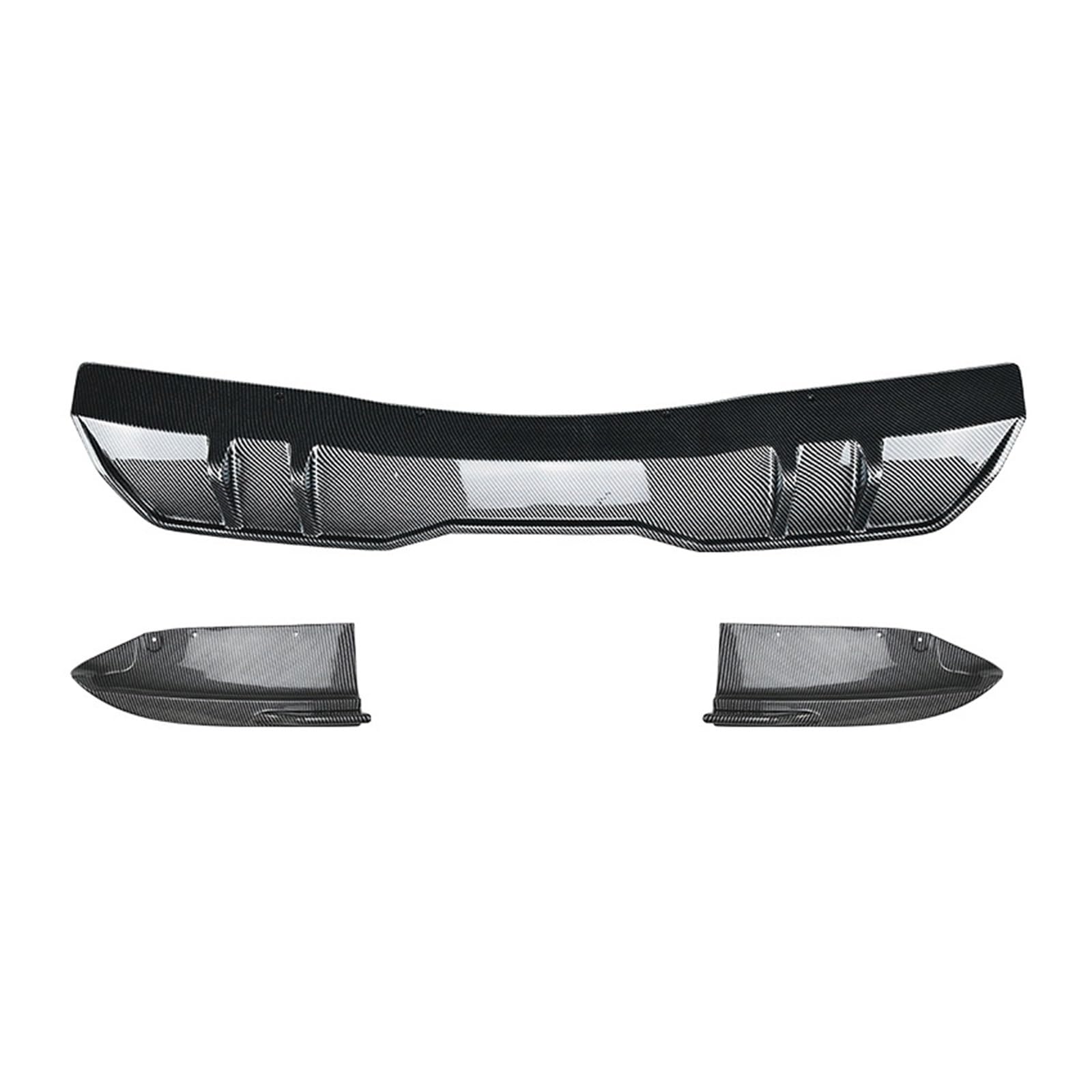 Auto Heckspoiler Für X5 G05 Sport 2019 Bis MP Style Heckstoßstange Lip Diffusor Spoiler Splitter Protector Durch ABS Body Kit Heckspoiler Flügel(Lip BumperCarbonLook) von OUVECR