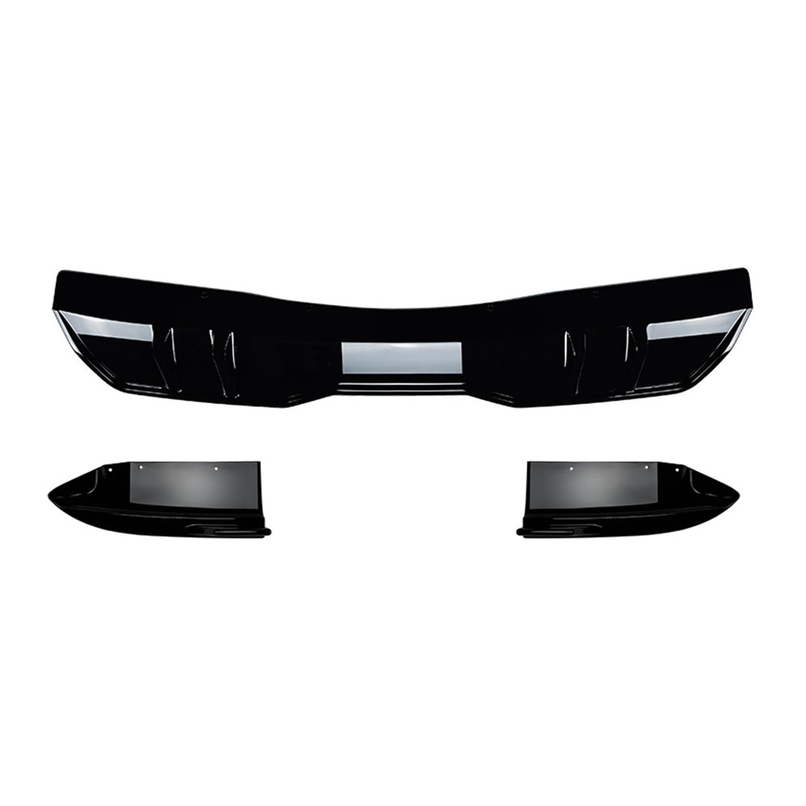 Auto Heckspoiler Für X5 G05 Sport 2019 Bis MP Style Heckstoßstange Lip Diffusor Spoiler Splitter Protector Durch ABS Body Kit Heckspoiler Flügel(Lip BumperGlossBlack) von OUVECR