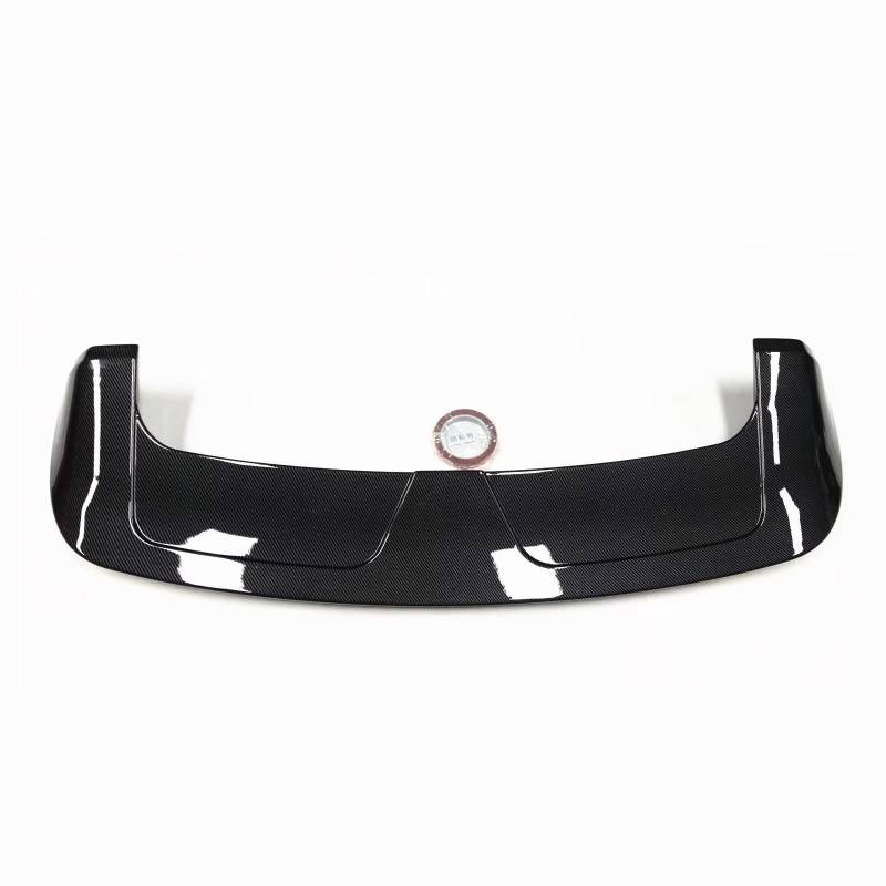 Auto Heckspoiler Für X7 G07 2019 2020 2021 2022 2023 2024 Hinten Stamm Spoiler Dach Flügel Auto Oberen Splitter Lip Heckspoiler Flügel(Carbon Fiber Look) von OUVECR