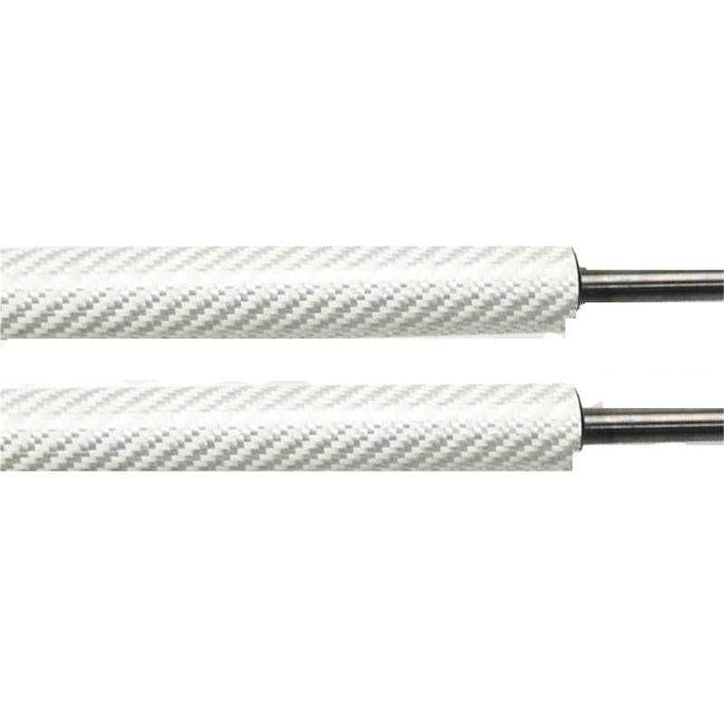 Heckklappendämpfer Für Kia Für Mohave Für Borrego SUV 2009-2019 Kofferraum Gasdruckfedern Federn Dämpfer Kofferraum Gasfeder(Silver Carbon Fiber) von OUVECR