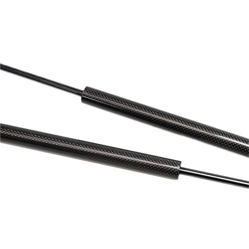 Heckklappendämpfer Für Mitsubishi Für Lancer Limousine Mit Spoiler 2008-2017 Lift Unterstützung Dämpfer Hinten Heckklappe Stamm Schock Gasdruckfedern 450N Kofferraum Gasfeder(Black Carbon Fiber) von OUVECR