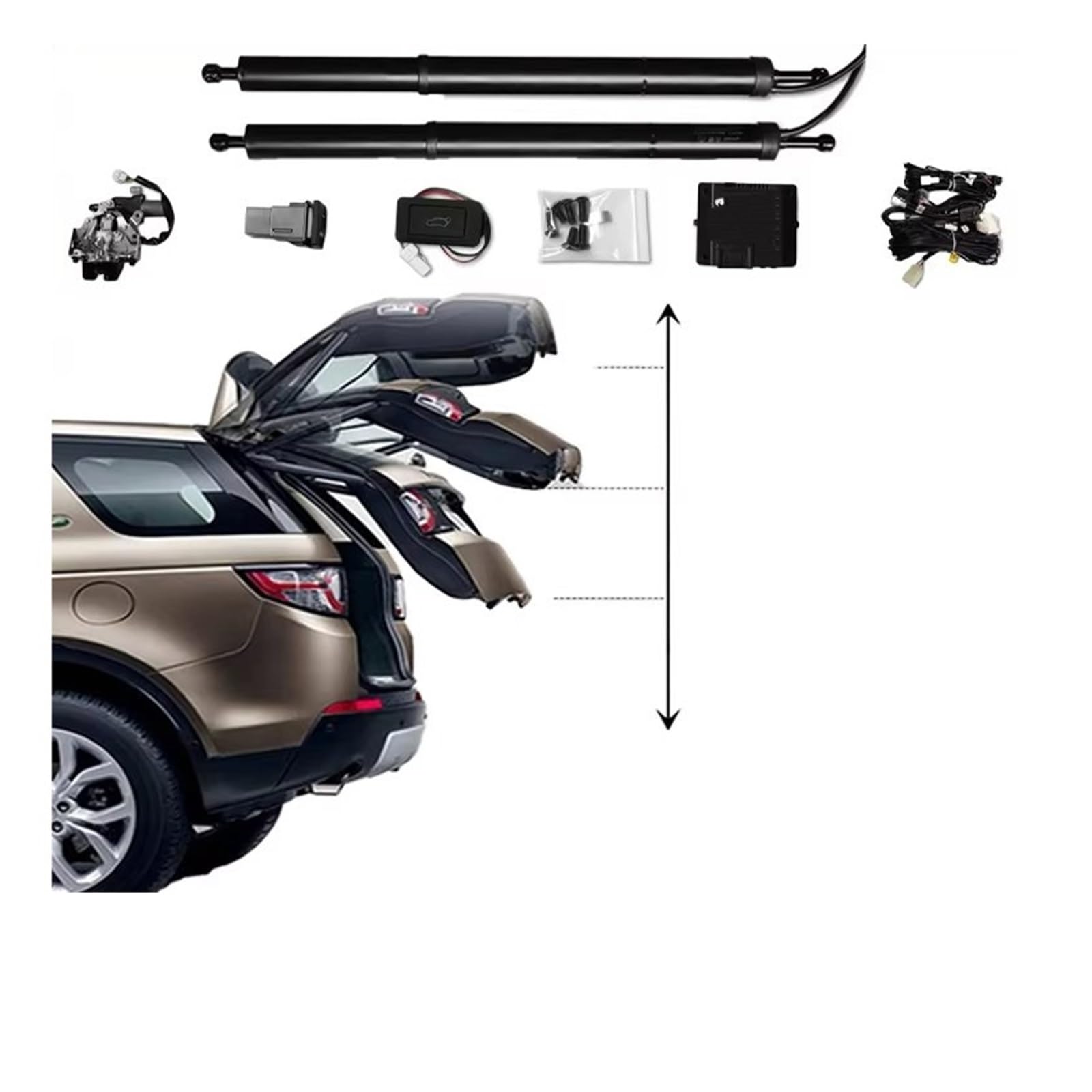 Heckklappendämpfer Für Q3 2015-2016 Stamm Frühling Fuß Sensor Auto Elektronik Heckklappe Smart Elektrische Zubehör Heckklappe Lift Kofferraum Gasfeder(with Kick Senor) von OUVECR