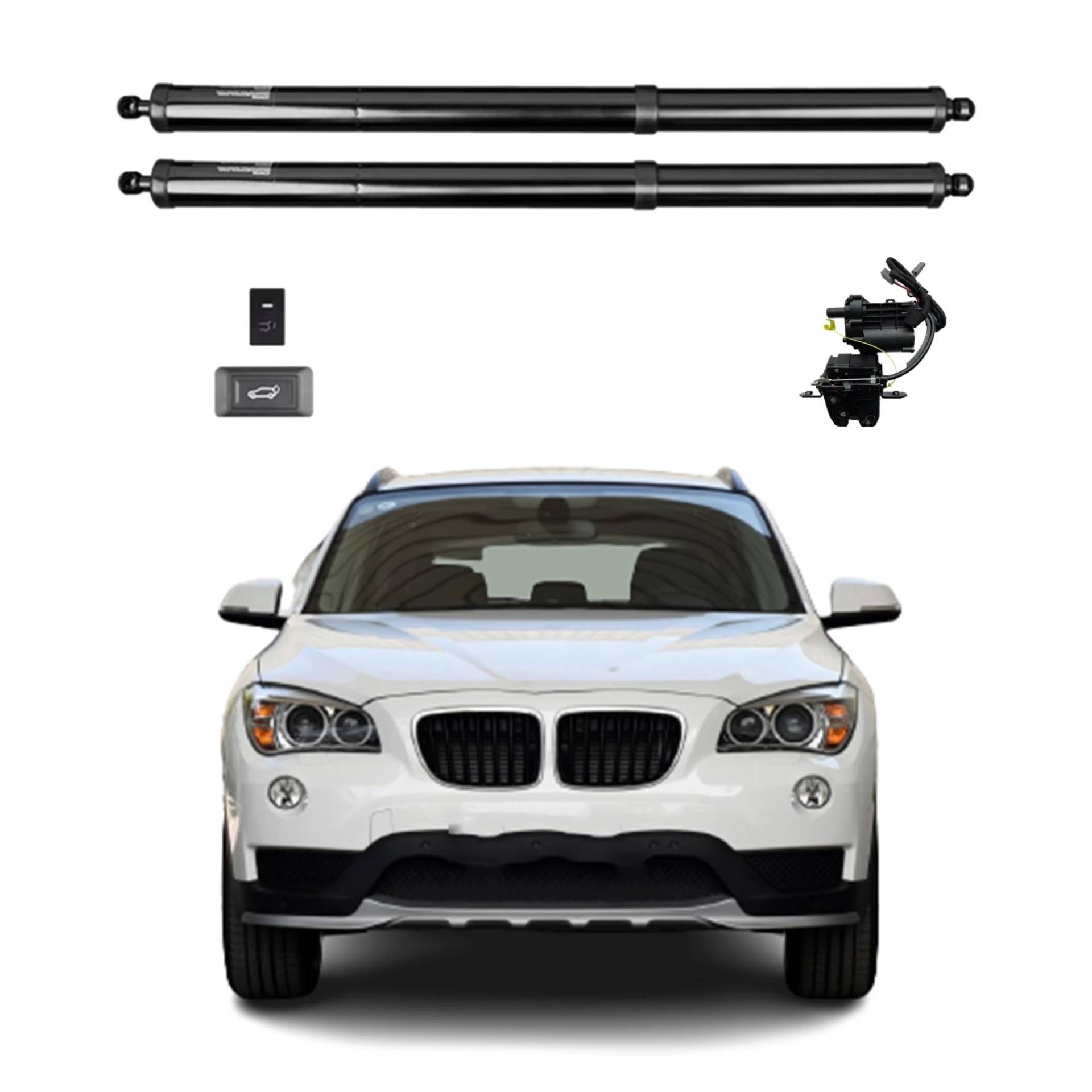 Heckklappendämpfer Für X1(E84) 2010-2015 Elektrische Heckklappe Hinten Tür Power Lift Tor Auto Stamm Öffnen Und Schließen Mit Auto Schlüssel Fernbedienung Kofferraum Gasfeder(with Kick Sensor) von OUVECR
