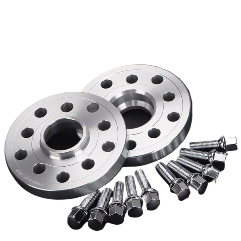 Spurplatten Distanzscheibe Für A3/A4/A6/S6/RS4/S8 12/15/20mm Spurverbreiterungen Anzug Auto PCD 5x100/5x112 CB 57,1mm Spurverbreiterung(15MM) von OUVECR