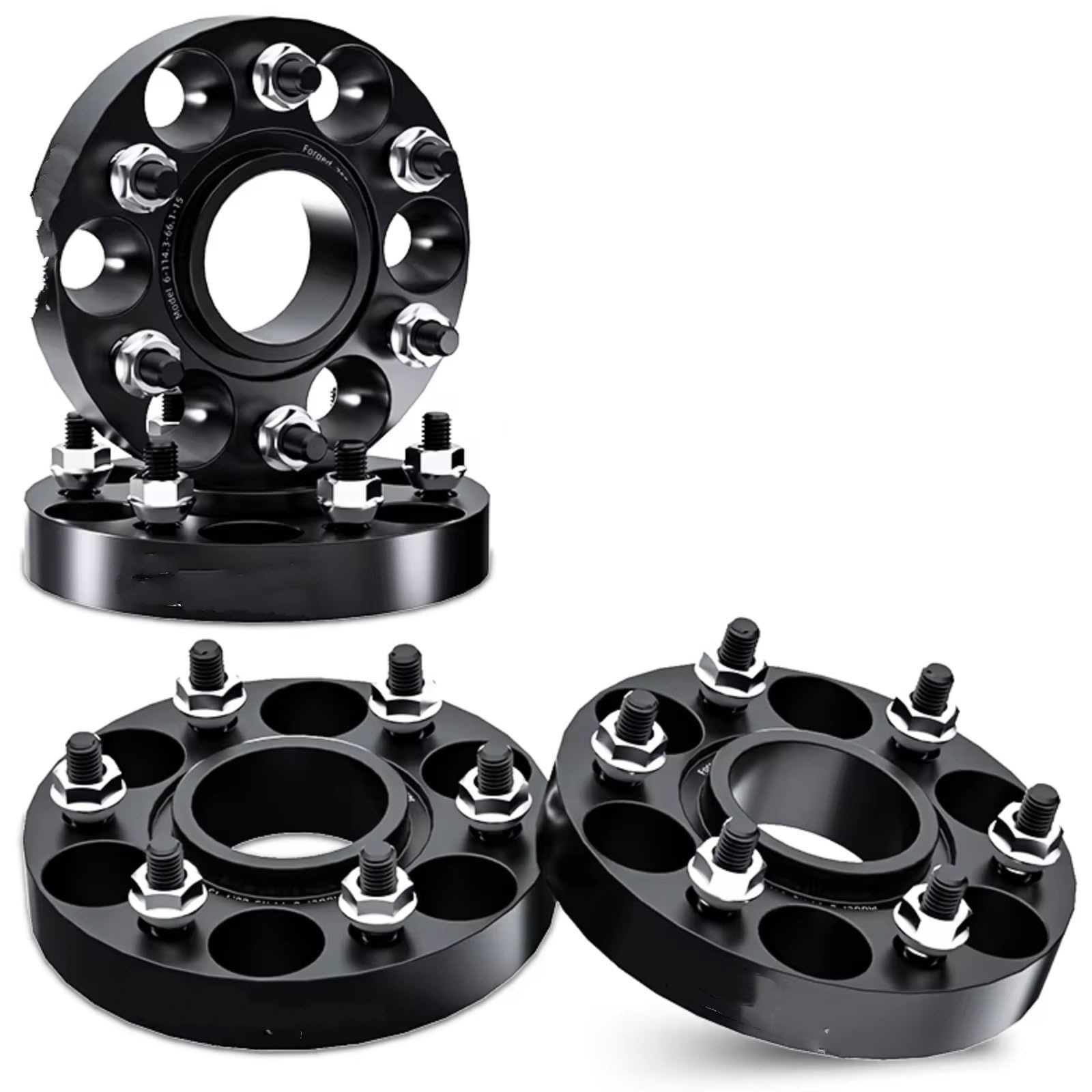 Spurplatten Distanzscheibe Für Cadillac XT5 XT6 Flansch Platte T6-7075 Spurverbreiterungen Aluminium Legierung Hub Verbreitert Adapter 6x12 0 66,9 M14 X 1,5 Spurverbreiterung(4pcs 30mm) von OUVECR