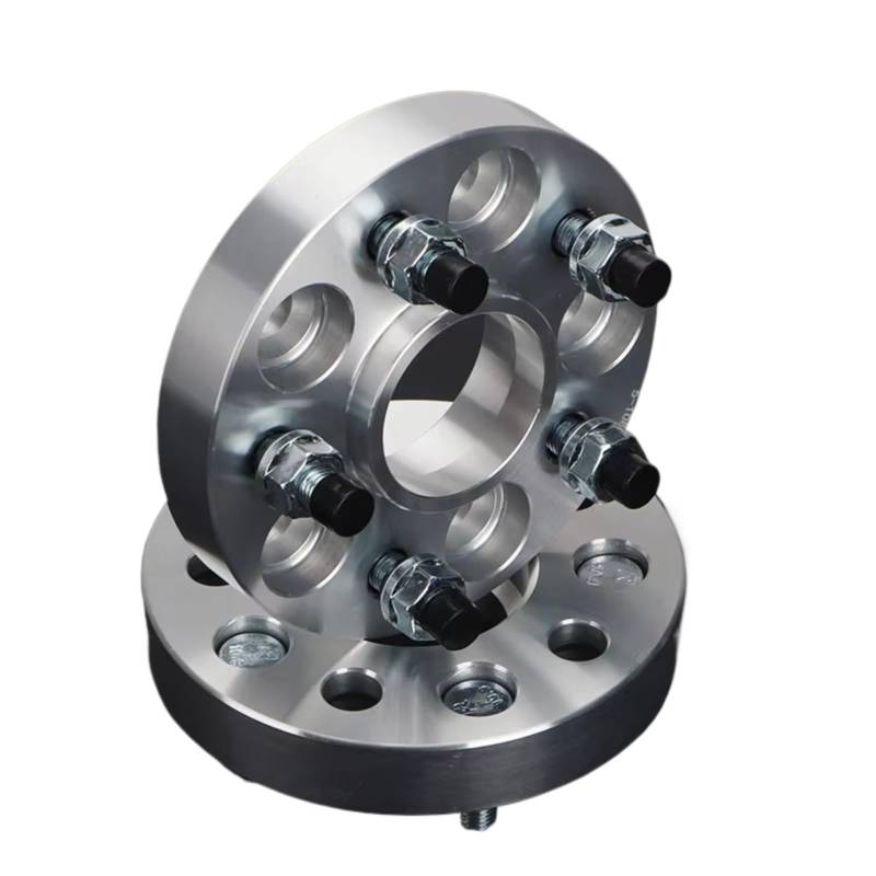 Spurplatten Distanzscheibe Für FIAT 500X M14x1.5 12x1.25 2PCS 20/25mm Spurverbreiterungen Adapter PCD 5x110 CB 65,1mm Spurverbreiterung(30mm 14x1.5) von OUVECR