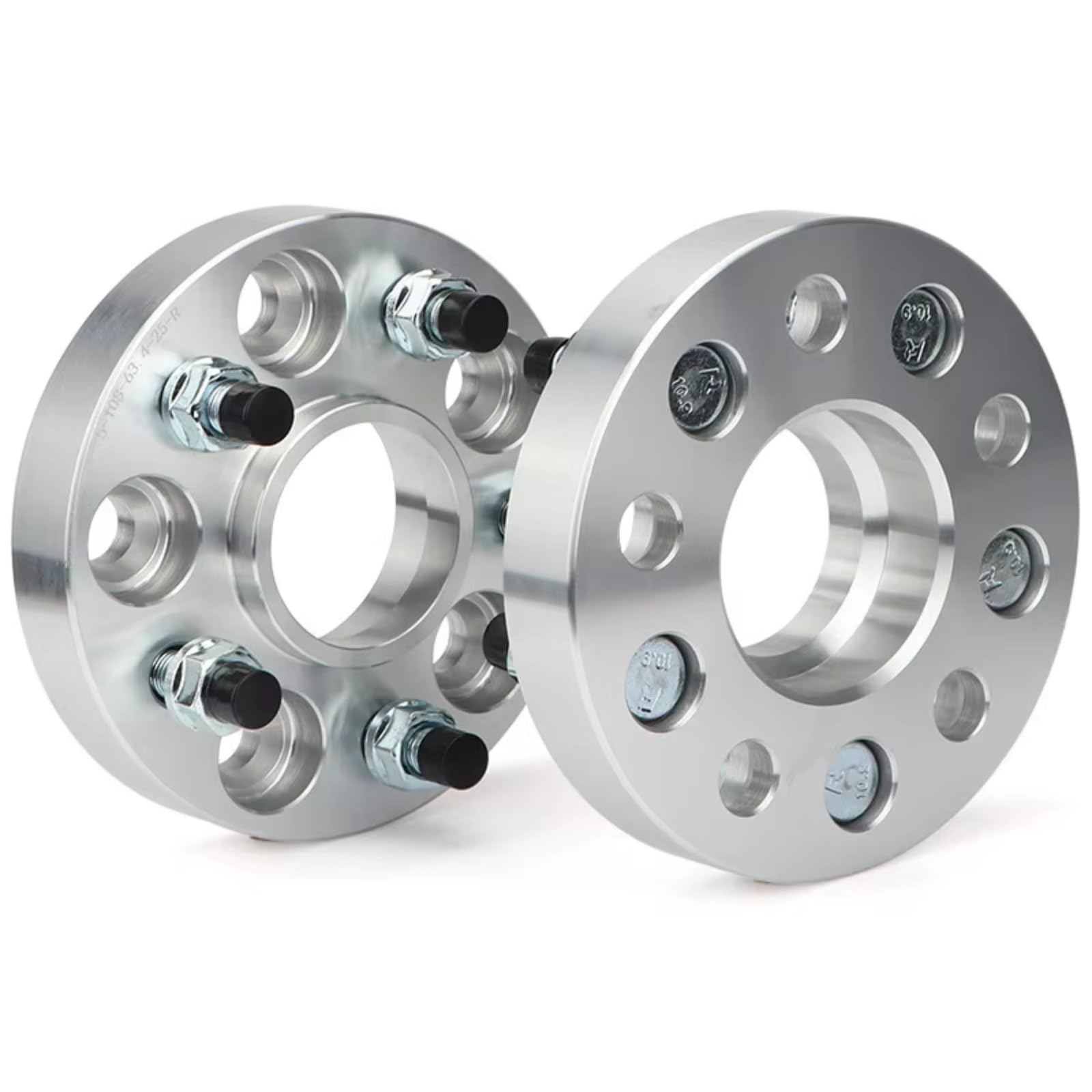 Spurplatten Distanzscheibe Für Ford 15/20/25/30/40mm PCD 5x108 CB 63,4 Oder 60,1mm Aluminium Rad Spacer Adapter 5 Lug Geeignet Spurverbreiterung(40mm CB 60.1) von OUVECR