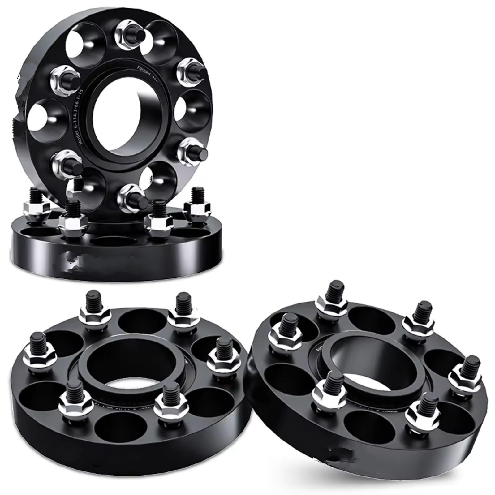 Spurplatten Distanzscheibe Für Ford Für F150 Flansch Platte T6-7075 Spurverbreiterungen Aluminium Legierung Hub Verbreitert Adapter M14X 1,5 M14X 2,0 Spurverbreiterung(35mm M14X2.0) von OUVECR