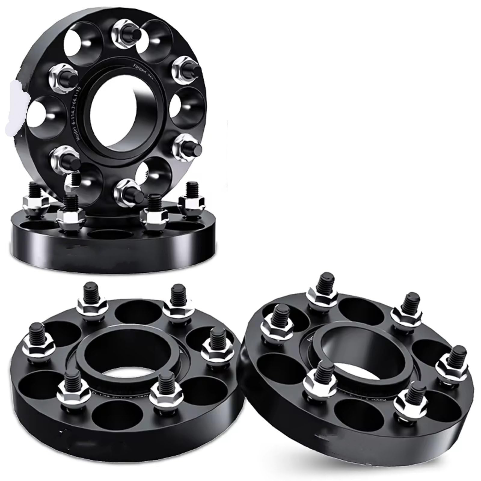 Spurplatten Distanzscheibe Für Ford Für Ranger 2009-2019 30/35/38mm PCD 6X 139,7 CB 93,1mm Spurverbreiterungen Adapter 6 Lug Anzug M12x 1,5 Spurverbreiterung(4Pcs 30mm) von OUVECR