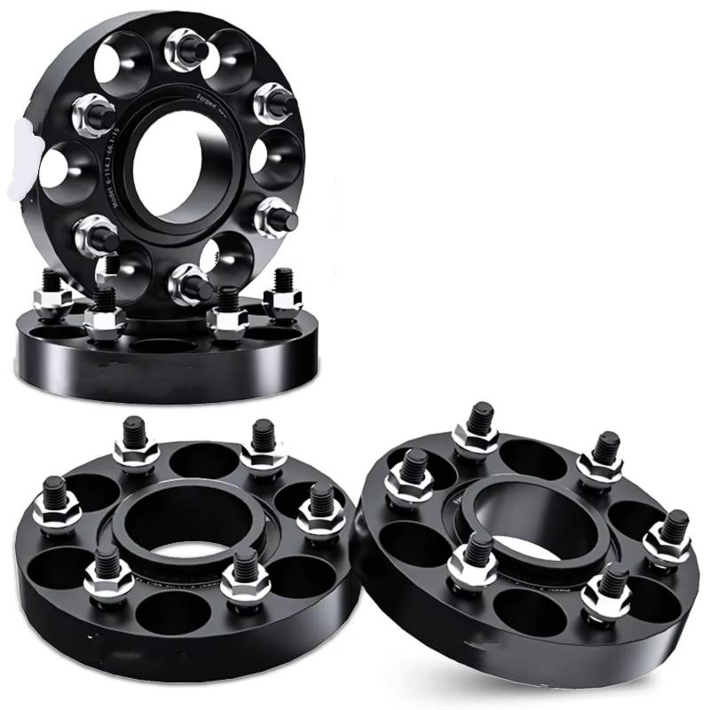 Spurplatten Distanzscheibe Für Ford Für Ranger 2009-2019 30/35/38mm PCD 6X 139,7 CB 93,1mm Spurverbreiterungen Adapter 6 Lug Anzug M12x 1,5 Spurverbreiterung(4Pcs 38mm) von OUVECR