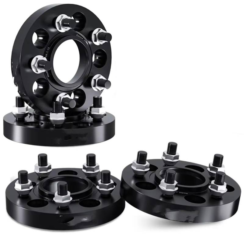 Spurplatten Distanzscheibe Für Geely Für Coolray 2022-2024 Flansch Platte T6-7075 Spurverbreiterungen Aluminium Legierung Hub Verbreitert Adapter 5X 114,3 54,1 M12 X 1,5 Spurverbreiterung(4pcs 30mm) von OUVECR
