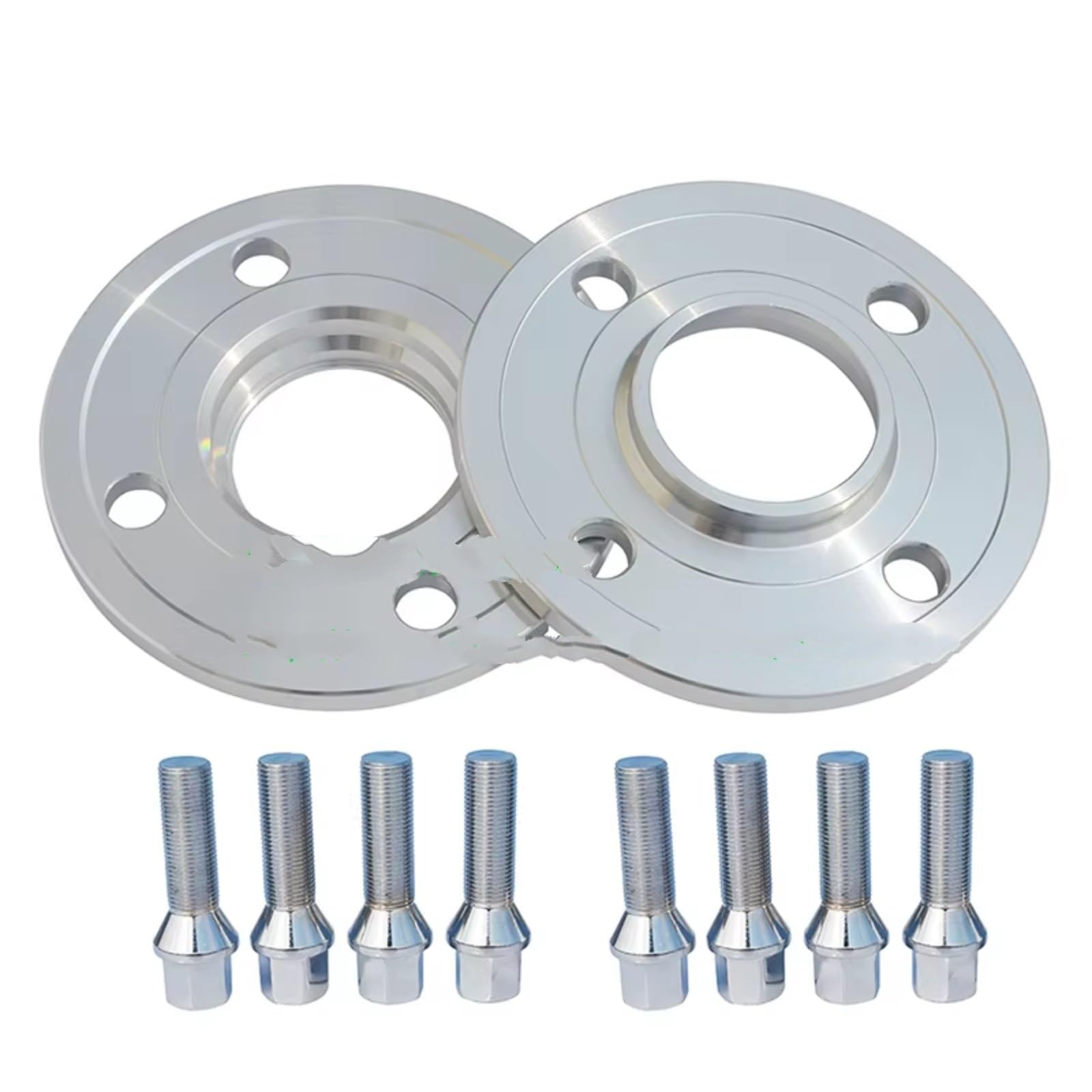 Spurplatten Distanzscheibe Für Peugeot 3008/1007/406/405/106/308/207/306 10/15MM 4x108-65.1 Auto-Radverbreiterung + 8 Stück 12x1,25 Kegelsitz-Radschrauben Spurverbreiterung(10mm) von OUVECR