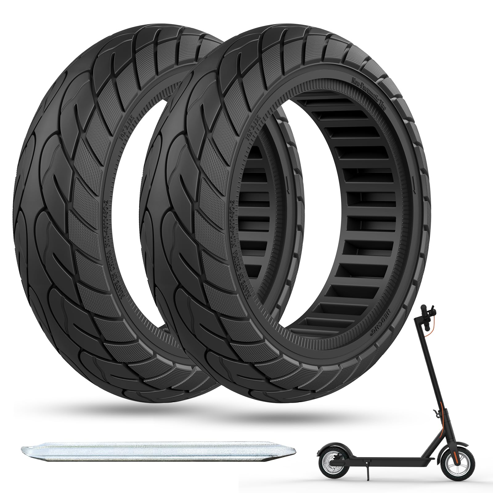 OUXI 10x2.125 Zoll Ersatzreifen Solid Reifen Mit 1 Montagewerkzeug Für Elektro-Scooter Vollgummi Tyre Reifen, 10x2.125 Zoll Ersatzräder,Vollgummi Tyre Reifen,Hochelastischer Elektro Scooter Reifen OUXI 10x2.125 Zoll Ersatzreifen Solid Reifen Mit 1 Montagewerkzeug Für Elektro-Scooter Vollgummi Tyre Reifen, 10x2.125 Zoll Ersatzräder,Vollgummi Tyre Reifen,Hochelastischer Elektro Scooter Reifen von OUXI