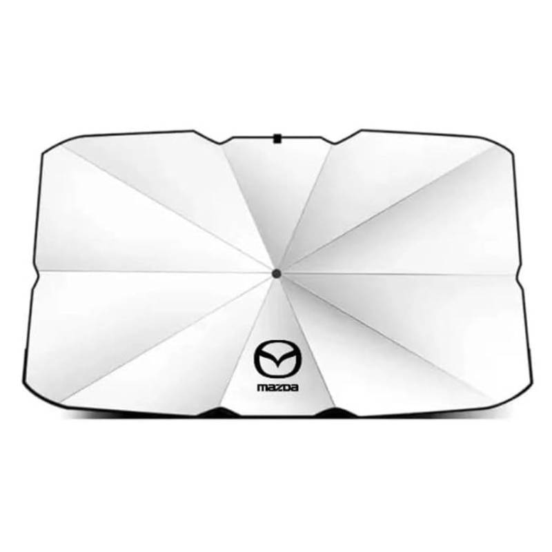 Auto Sonnenblende für Mazda2 Demio 2002-2024,Auto Windschutzscheibe Sonnenschutz Regenschirm Faltbar Sonnenschirm,D von OUXVSLJA