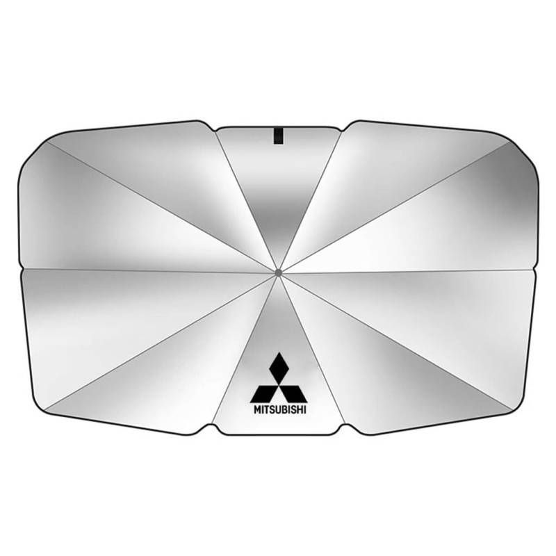 Auto Sonnenblende für Mitsubishi,Auto Windschutzscheibe Sonnenschutz Regenschirm Faltbar Sonnenschirm,F von OUXVSLJA