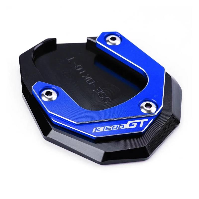 Für B&M&W K1600B K1600GT K1600GTL K1600 B GT GTL 2017-2022 2023 CNC Kickstand Fuß Seitenständer Verlängerungspolster Stützplatte Schlüsselanhänger von OUYRVAFDV