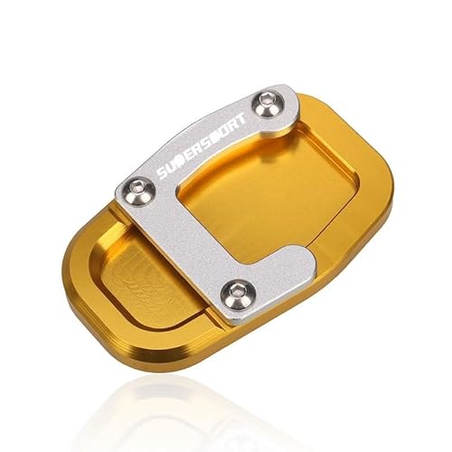 Für Duc&ati Supersport 939 Supers Sport Motorrad CNC Kickstand Fuß Seitenständer Verlängerungspolster Stützplatte Vergrößern von OUYRVAFDV