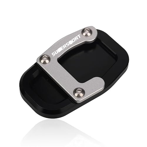 Für Duc&ati Supersport 939 Supers Sport Motorrad CNC Kickstand Fuß Seitenständer Verlängerungspolster Stützplatte Vergrößern von OUYRVAFDV