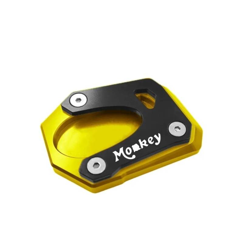 Für Hon&da Monkey 125 Monkey125 2018-2022 Motorrad CNC Kickstand Fuß Seitenständer Verlängerungspolster Stützplatte Vergrößern Ständer von OUYRVAFDV