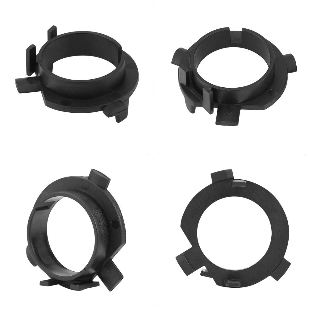 1 Paar H7 LED -Scheinwerferadapter -Halterhalter -Scheinwerferlampenlampe Retainer Adapter Holder Sockets für K4 K5 Santa Fe von OVAQUIXI