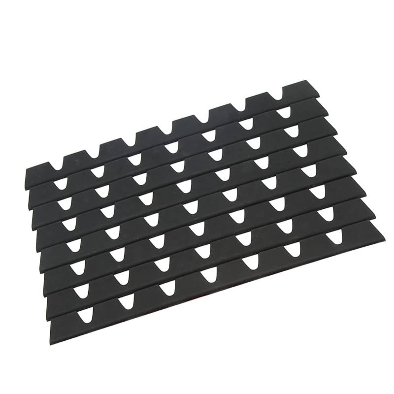 8pcs Dicker Gummi -Kratzen für Autos Vorderen Stoßstangen Auto, Universeller Stoßfänger Anti -Scratch Beschützer mit Top Car Schutz, Sicheres und Zuverlässiges Design, Premium Gummi von OVAQUIXI