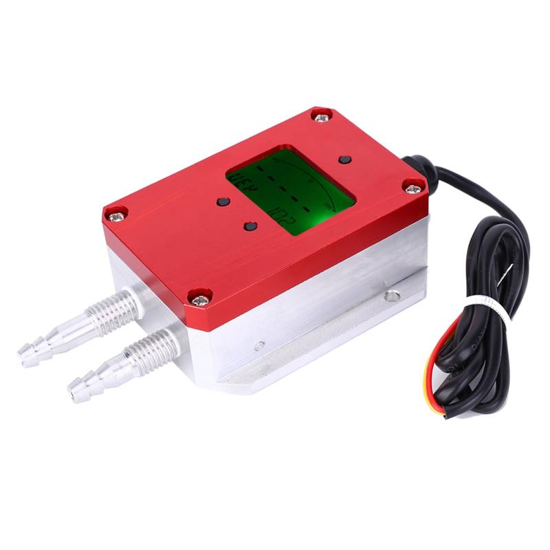 LCD Intelligent Digitaler Luftsender für die Beatmung, Luftdruckmesser, 4-20-mA-Ausgang, Aluminiumlegierungschale, Nicht Korrosiv (0-10 kPa) von OVAQUIXI