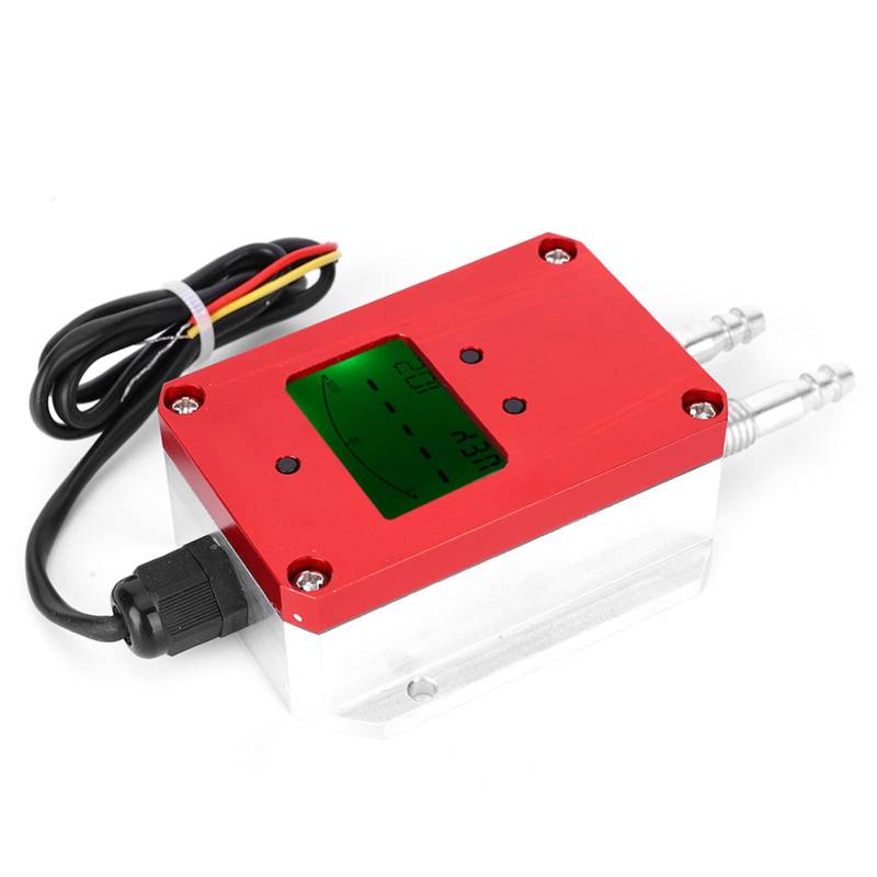 LCD Intelligent Digitaler Luftsender für die Beatmung, Luftdruckmesser, 4-20-mA-Ausgang, Aluminiumlegierungschale, Nicht Korrosiv (0-100pa) von OVAQUIXI