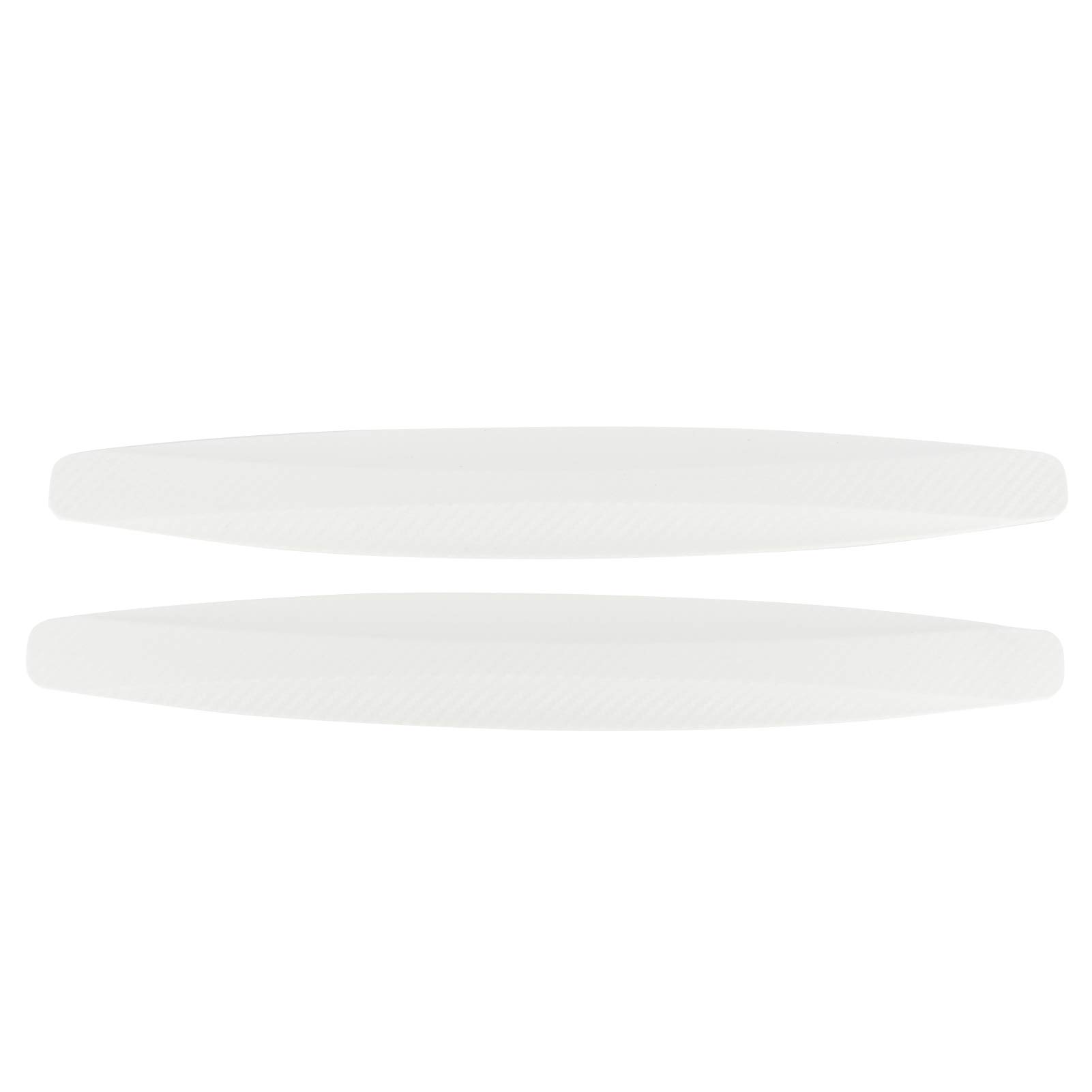 OVAQUIXI Auto Stoßfänger Beschützerauto Türkante Guards Stoßfänger Kantenschutz Körper Ecke Lippenseitenschutz Universal für Auto (White) von OVAQUIXI