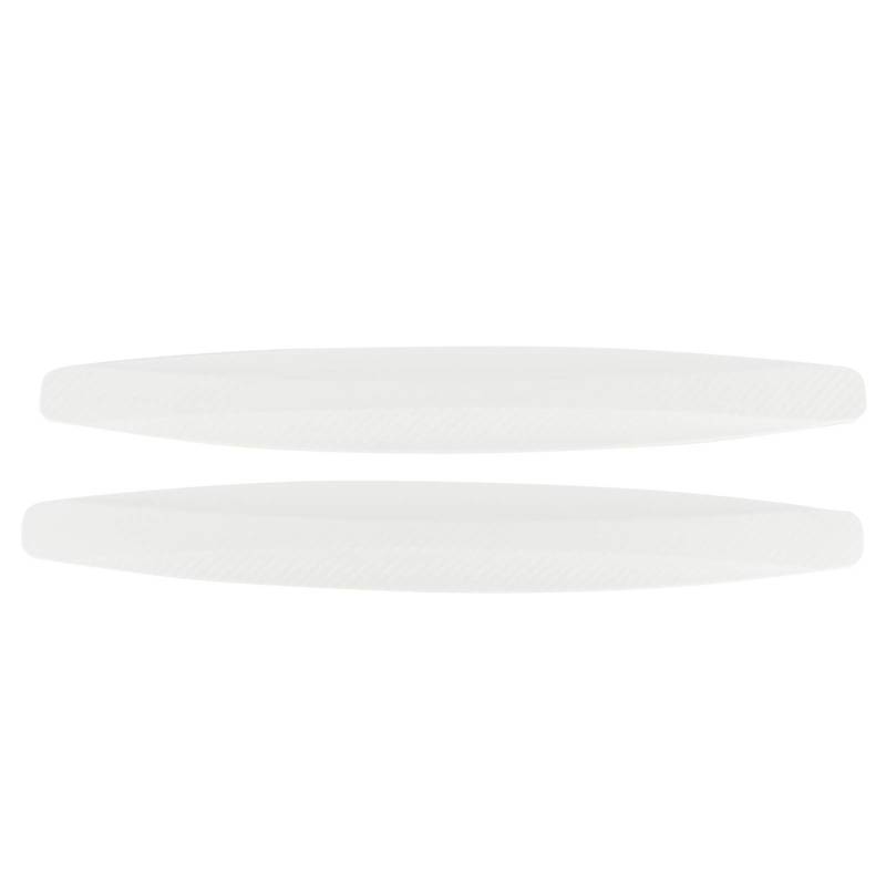 OVAQUIXI Auto Stoßfänger Beschützerauto Türkante Guards Stoßfänger Kantenschutz Körper Ecke Lippenseitenschutz Universal für Auto (White) von OVAQUIXI