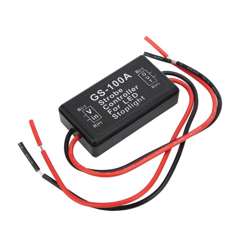 OVAQUIXI Autolicht -Strobe -Controller GS -100A - Wasserdichte LED - -Steuermodul für Bremslichter - 3 Blitzmodi von OVAQUIXI