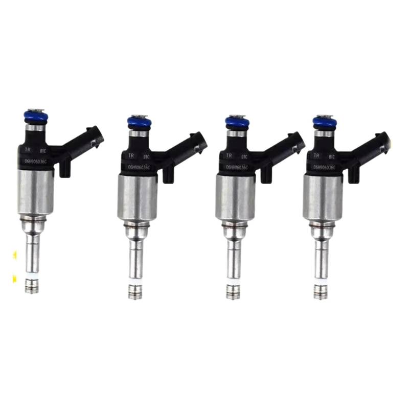06H906036G 4 stücke Kraftstoff Injektoren Kompatibel for VW GTI Tiguan Kompatibel for AUDI A3 A4 A5 Q5 TT 2,0 TSI 06H 906 036G 06H 906 036G Zubehör von OVWIOQJC