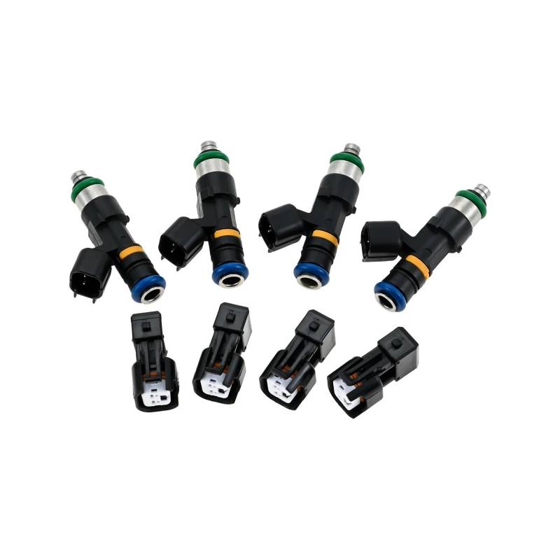 4 Sätze 0280158117 52lb 550cc Kraftstoffeinspritzdüsenstecker-Adapter-Kit 2000-05 Kompatibel for Audi A4 TT Kompatibel for Golf Jetta Passat mit 1,8 T 20 V Turbomotor von OVWIOQJC